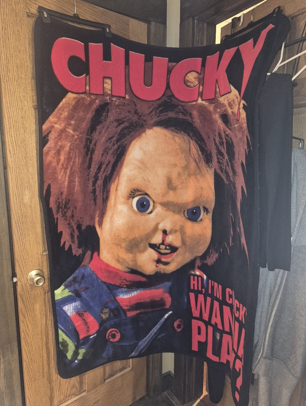 Chucky (Childs Play) Graphic Throw Blanket